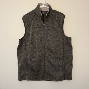 Men’s Grey Taupe Fleece Vest Eddie Bauer